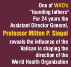  world health organization, who, vatican, catholic, catholic church, pope 