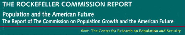 A guide to the Rockefeller Commission, Commission on Population and the American Future